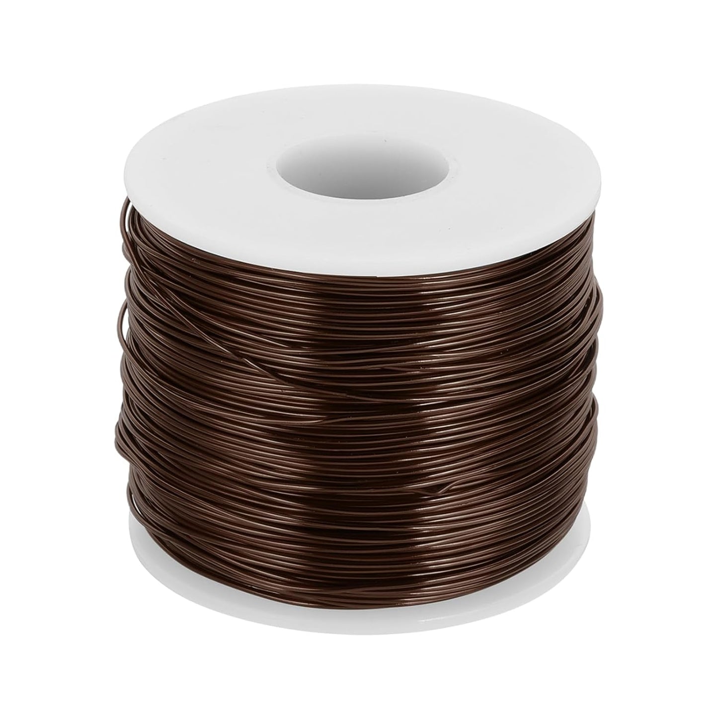 MECCANIXITY 18 Gauge Anodized Aluminum Craft Wire Bendable Bonsai Training Wire 492 Feet 1mm for Sculpting Crafts Wreath Floral Beading Jewelry Making, Brown