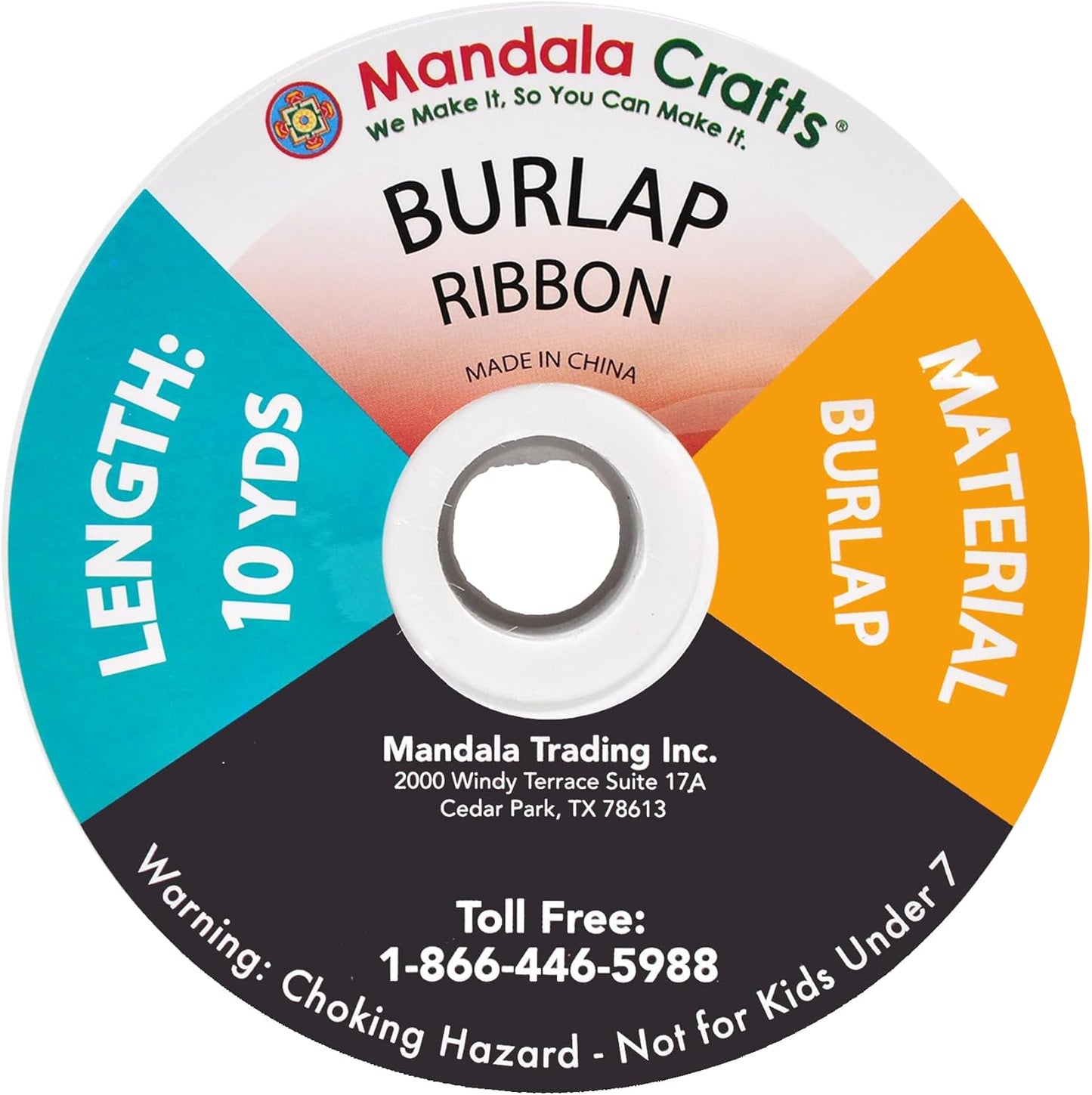 Mandala Crafts Red Burlap Ribbon 3 Inches Wide Jute Ribbons for Crafts - 20 Yds Roll Rustic Burlap Wrap Trim Ribbons for Wreaths Bows Wedding Party Decoration