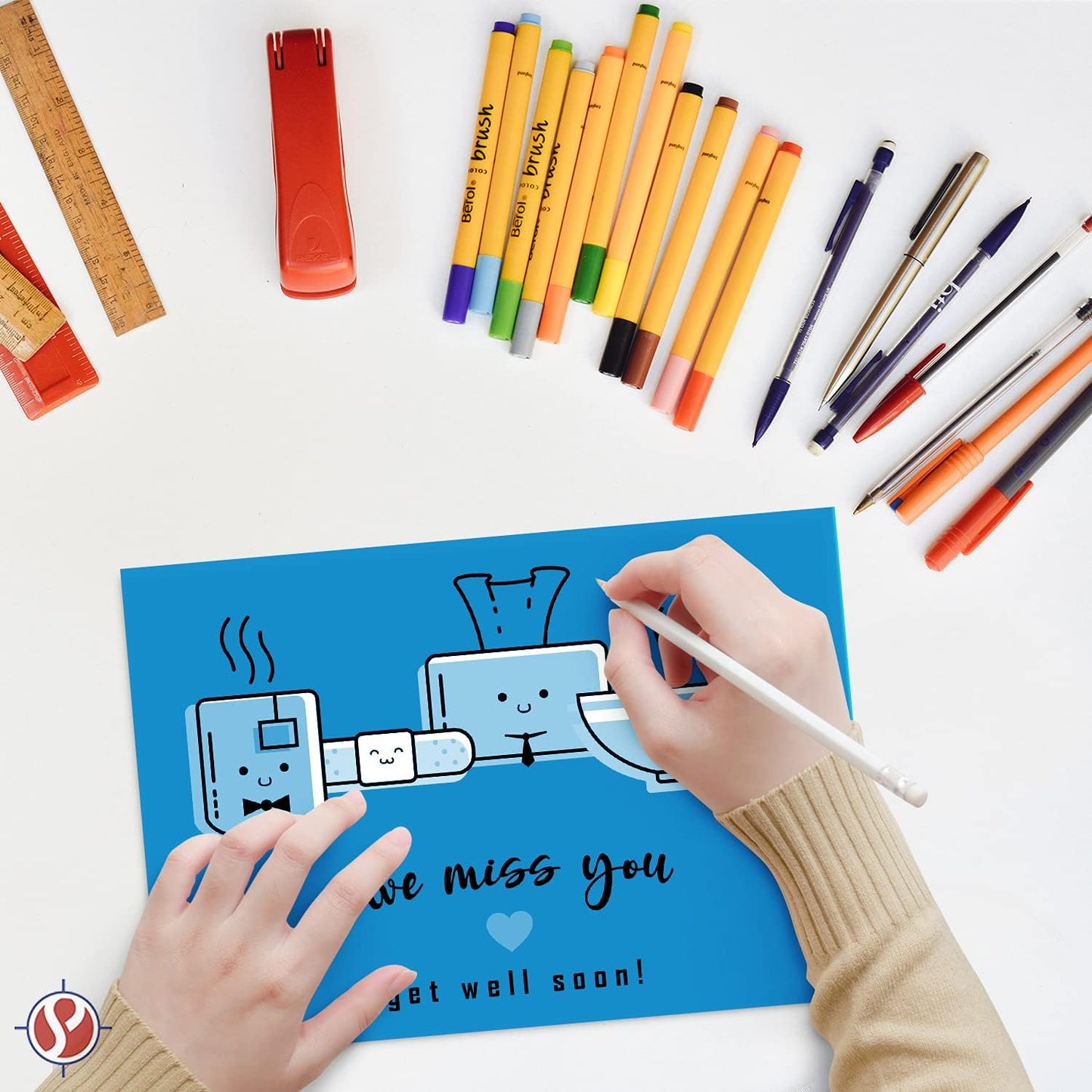 8.5 x 11" Bright Blue Color Paper Smooth, for School, Office & Home Supplies, Holiday Crafting, Arts & Crafts | Acid & Lignin Free | Regular 20lb Paper - 100 Sheets