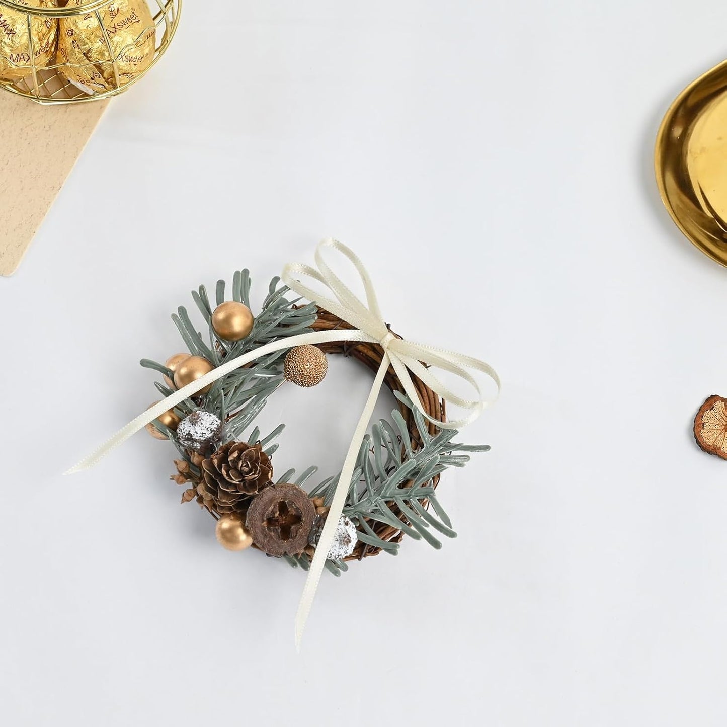 1/8 Inch X 100 Yards Ivory Satin Thin Ribbon Solid Color Double Faced Ribbons Perfect for Crafts Wedding Decor Bow Making Arts Sewing and More