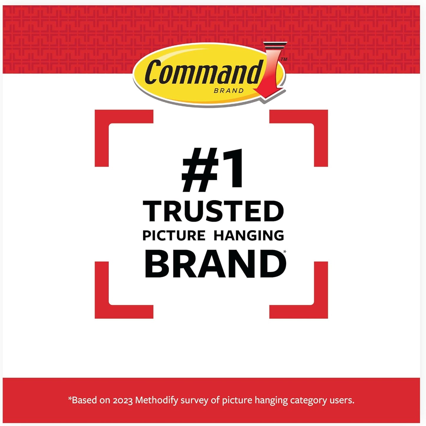 Command 5 lb Universal Picture Hanger, 3 Frame Hangers, 6 Command Strips and 6 Frame Stabilizer Strips for Sawtooth, D-Ring, Wire, Keyhole and Other Frames, Damage-Free Hanging for Home Decor