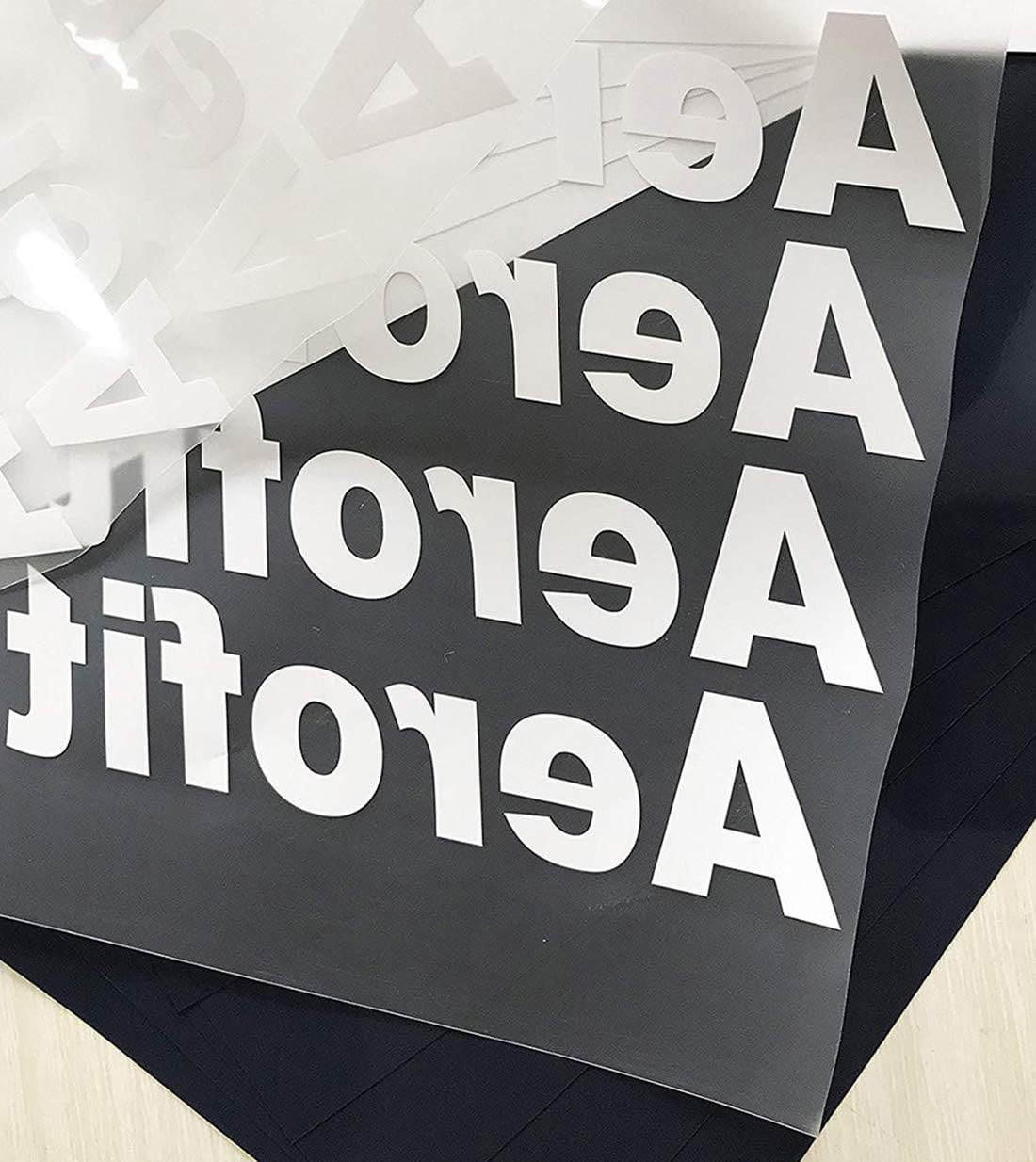 Guangyintong Heat Transfer Vinyl HTV Rolls, 12" x 12ft White Iron-on for T-Shirts, Matte Surface HTV for All Cutter Machines, Easy to Cut & Weed for DIY Design