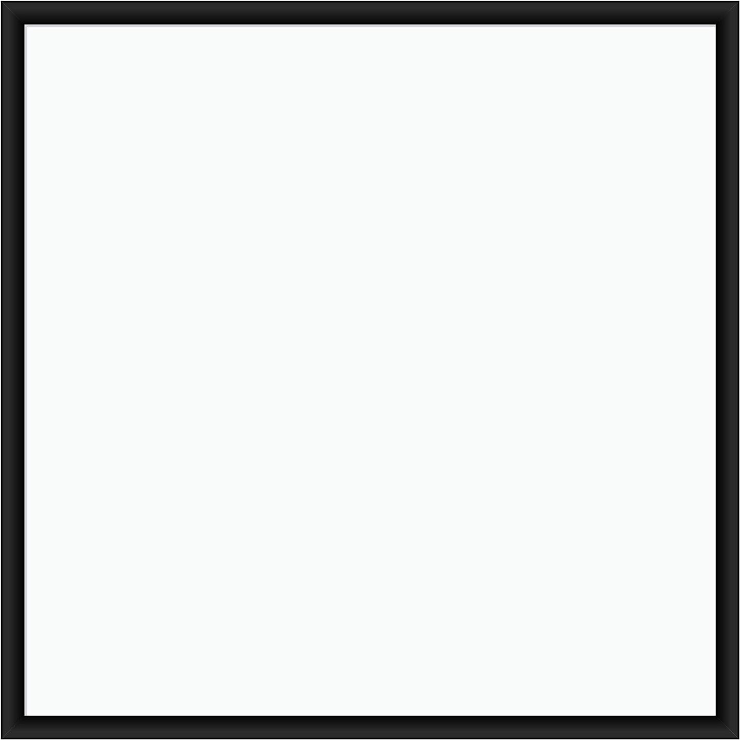 U Brands Magnetic Dry Erase Board White Board, 36" x 36" Inches, Black Wood Frame (2892U00-01)