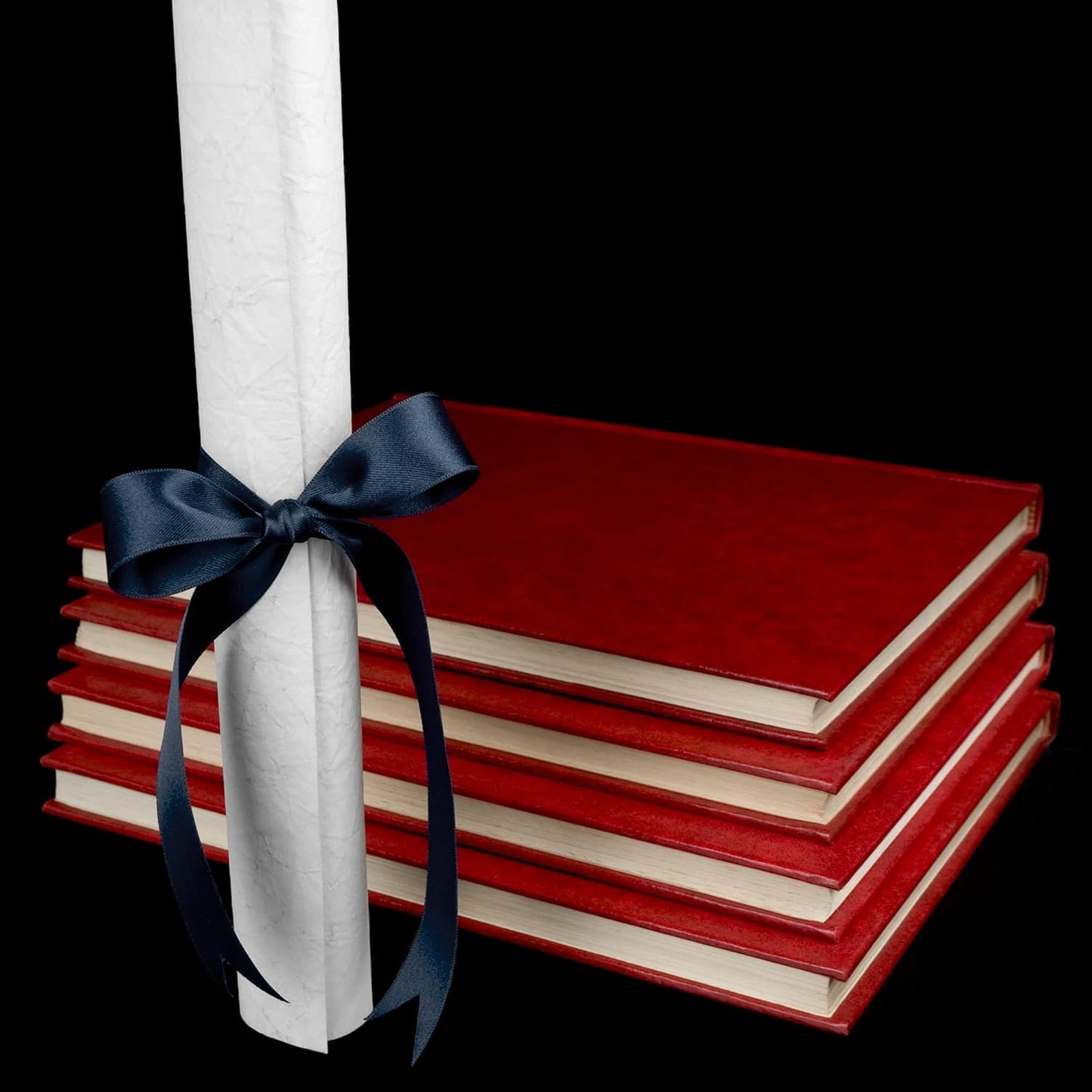 LIUYAXI Navy Blue Satin Ribbon, Double Faced 5/8" X Continuous 25 Yards Ribbons Perfect for Gift Wrapping Bows Bouquet Wedding Craft and More