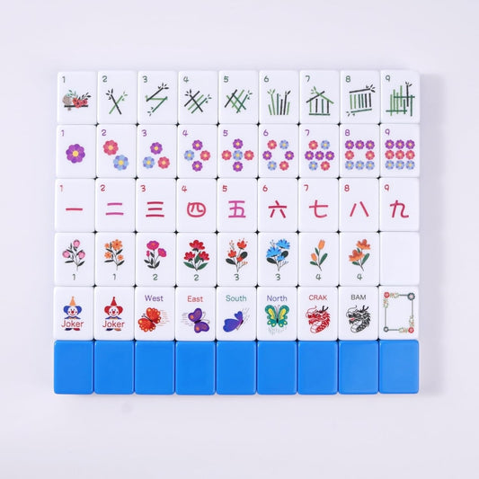 American Mahjong Tile Set (Blue)