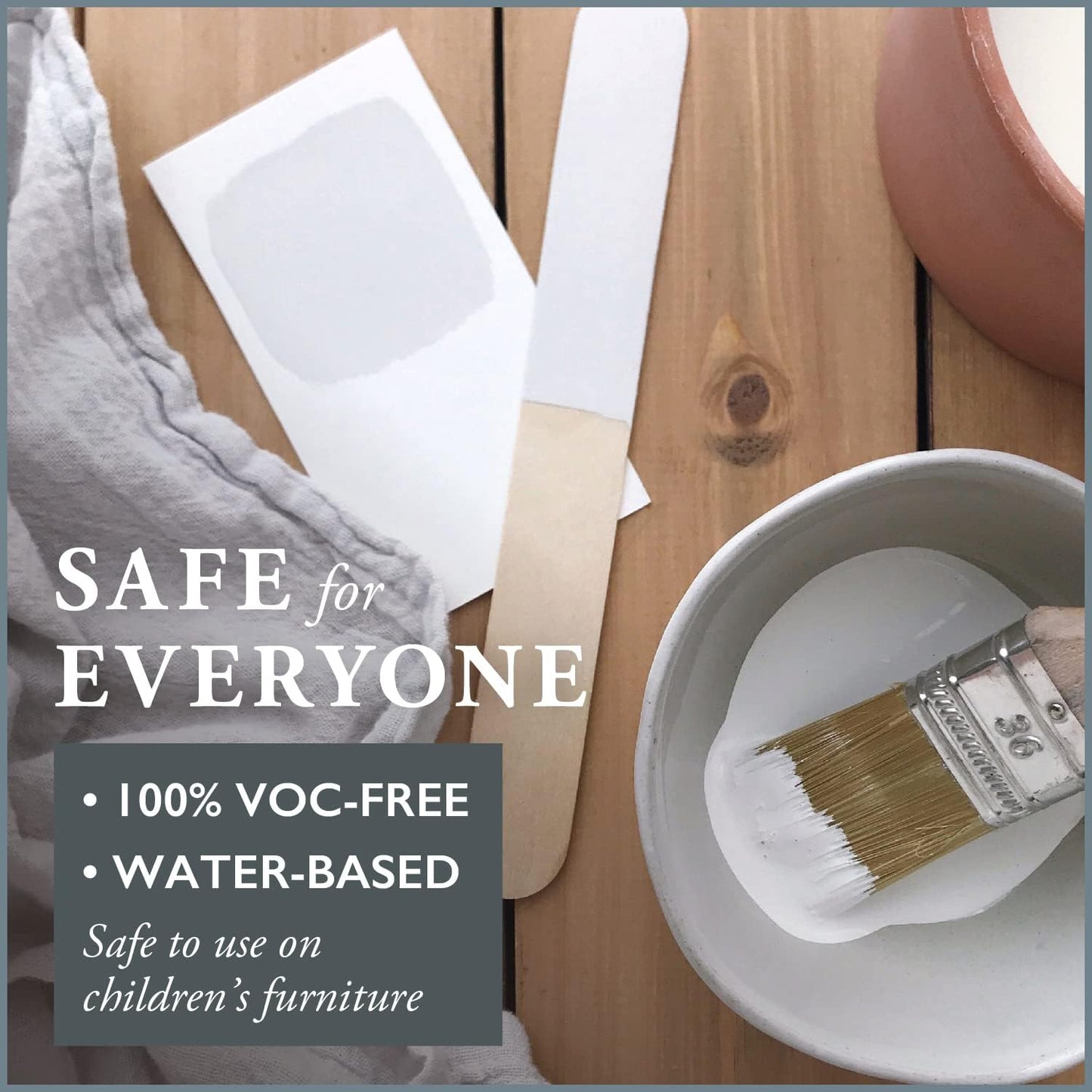 AMY HOWARD AT HOME Chalk-Based One Step Paint for Furniture, Cabinetry, Decor, Finish, and More | No Stripping, Sanding, or Priming | Ultra-Light Base | 16 Ounce | Dearborne