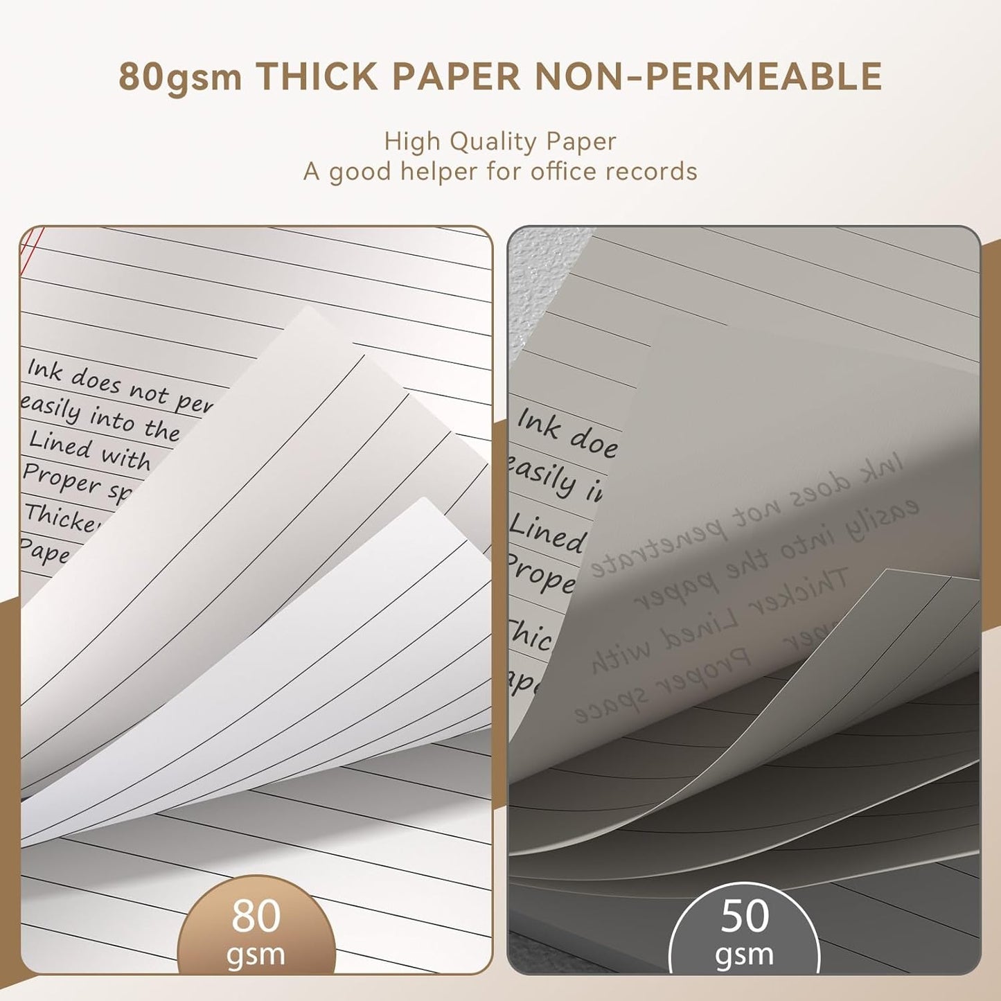 5" x 8" Note Pads 6 Pack of Legal Pads Narrow Ruled Notepad with Perforated Notepads 30 Sheets Small Writing Pads 21lb Legal Pad Quality Paper Ideal for Home, Office, or School Use