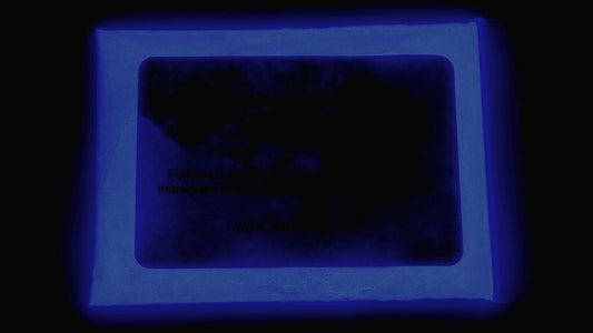 Glow in The Dark Pigment Powder - Neutral and Fluorescent Color for Art Painting, Fine Art, Nail Art Paint, and DIY Crafts - Long Lasting 10+ Color Options - Neutral Dark Blue - (30 Grams/1 Ounce)