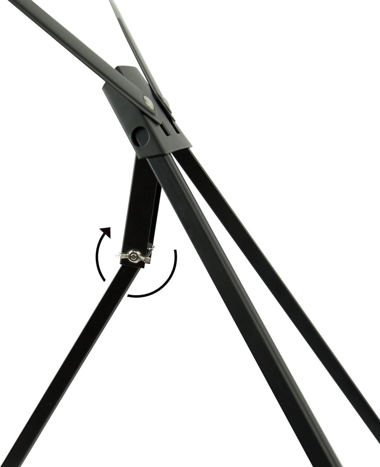 Conda Aluminum Tabletop Easel, Portable Tripod Display Stand Adjustable Height from 15" to 21" with Extension Arm Wings, Desktop Display Easel for Canvas, Paintings, Photos, Signs