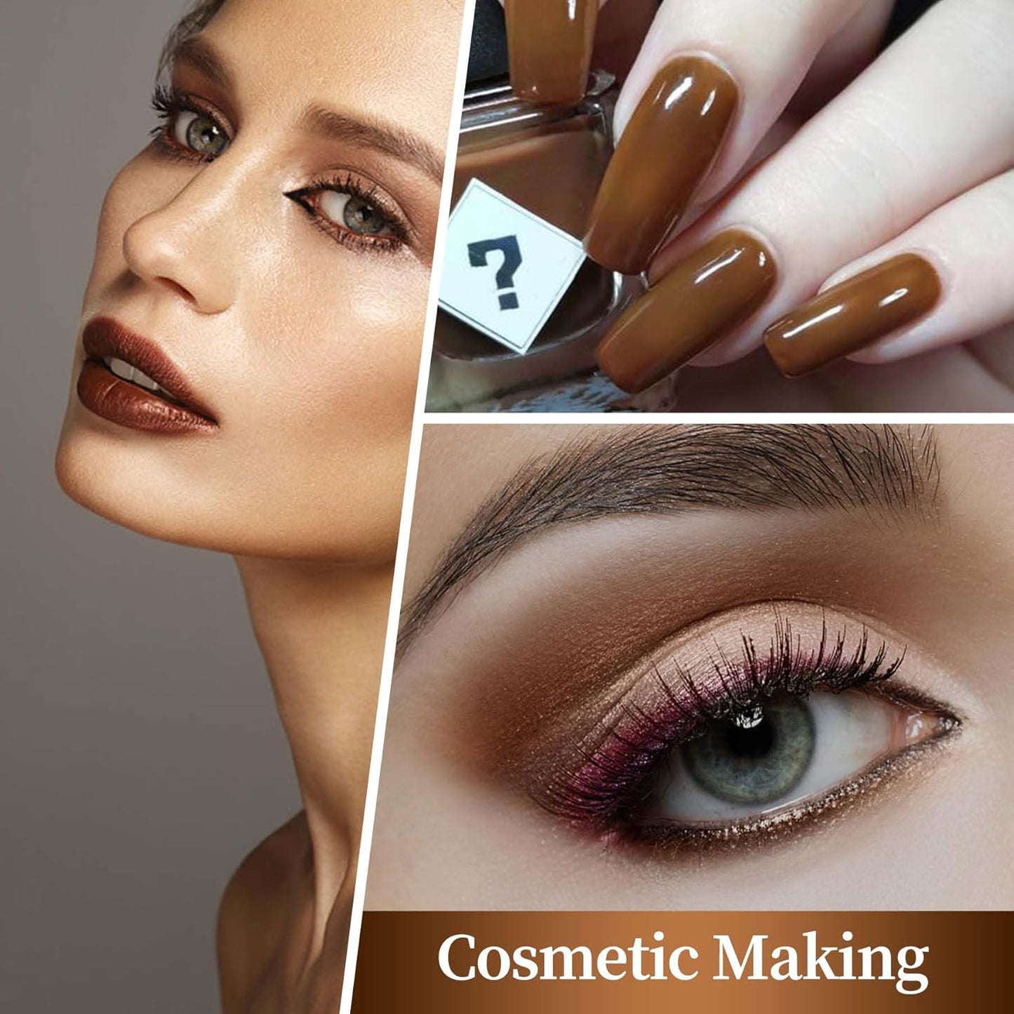 Bronze Colored Mica Powder for Epoxy Resin，Natural Shimmer Mica Powder Used for Coloring car Spray Paint, Candles, soap, Eye Shadow, Lip Gloss, Nail Polish(50g/1.7oz)