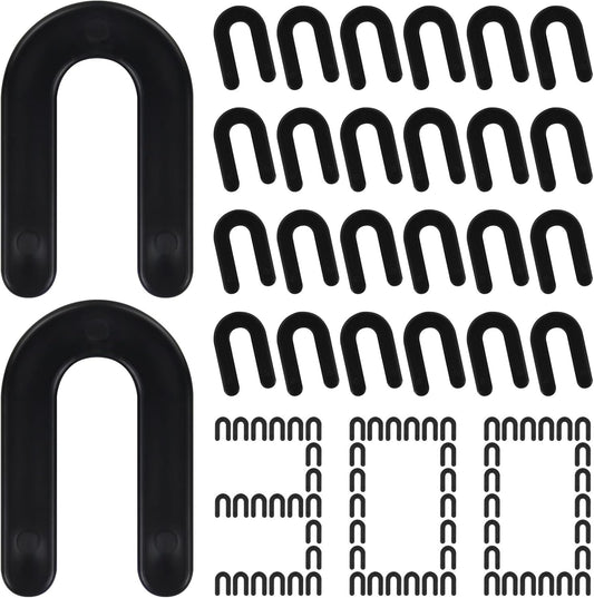 DGSL Tile Leveling System Tile Spacers 1/4 Inch, 300 pieces Horseshoe Shim U Shape Plastic Tile Leveling Clips for Various Types of Tile Leveling