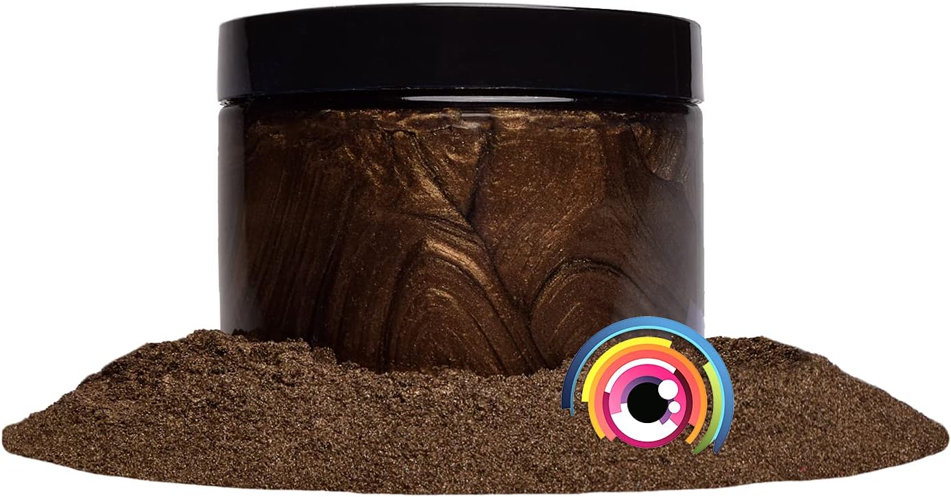 Eye Candy Premium Mica Powder Pigment “Shinai Brown” (50g) Multipurpose DIY Arts and Crafts Additive | Woodworking, Epoxy, Resin, Bath Bombs, Soap, Nail Polish, Lip Balm (Shinai Brown, 50G)