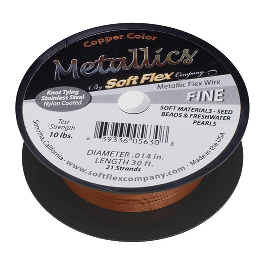 Soft Flex 21 Strand Beading Wire - Fine 0.14 Diameter - 30 Feet Design Wire