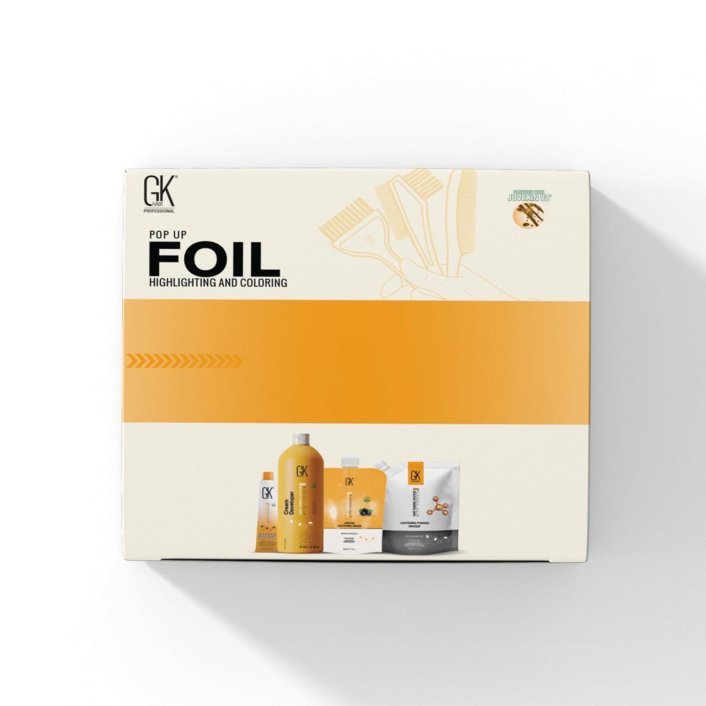 GK Hair Pop-up Foil with Box of 250 Sheets for Hairs Coloring – Premium Silver Aluminum Foil for Hair Highlighting, Coloring, and Dyeing