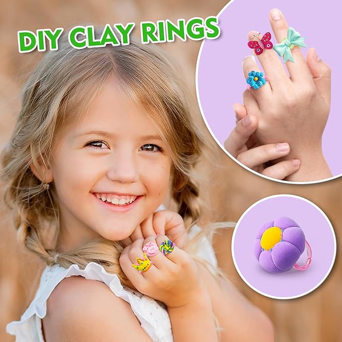 ESSENSON Air Dry Clay Kit, 66 Colors Modeling Magic Clay DIY Jewelry Making, Crafts School Projects, Ideal Party Favors Craft Gift for Kids