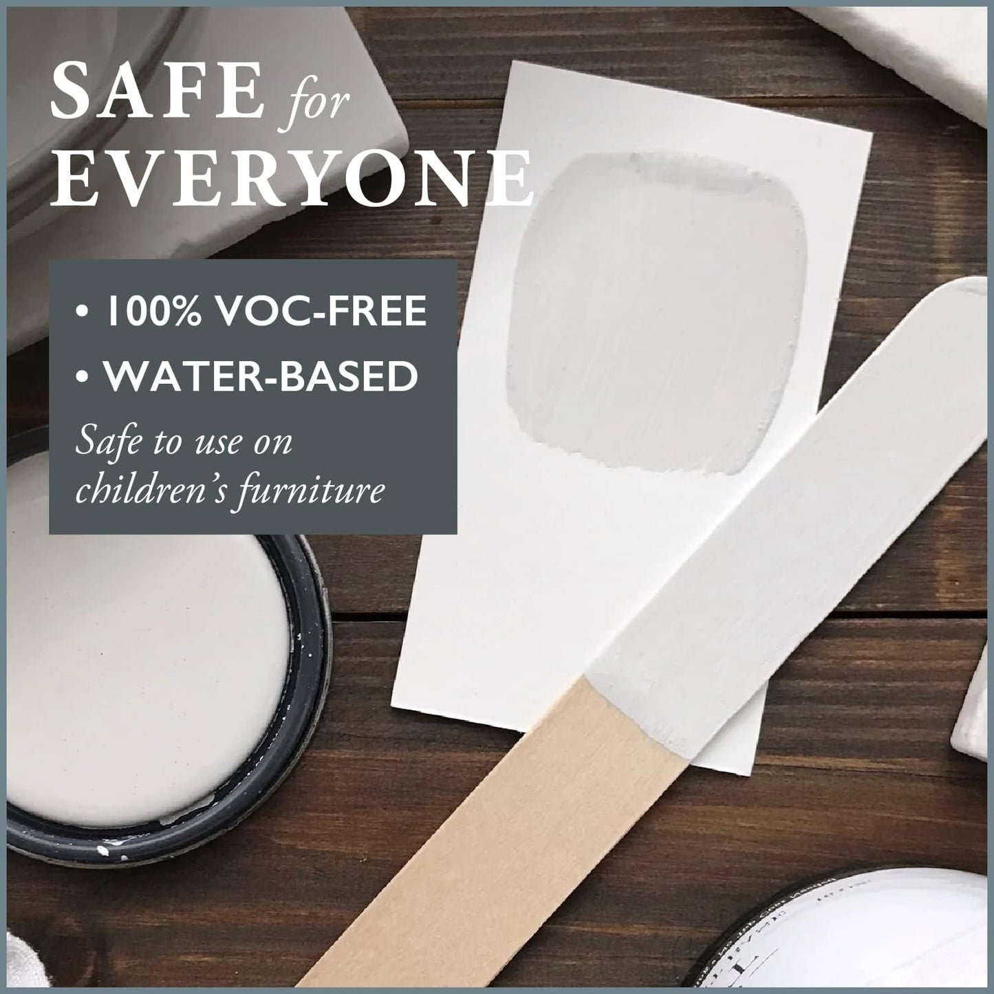 AMY HOWARD AT HOME Chalk-Based One Step Paint for Furniture, Cabinetry, Decor, Finish, and More | No Stripping, Sanding, or Priming | Ultra-Light Base | 32 Ounce | Italian Silver