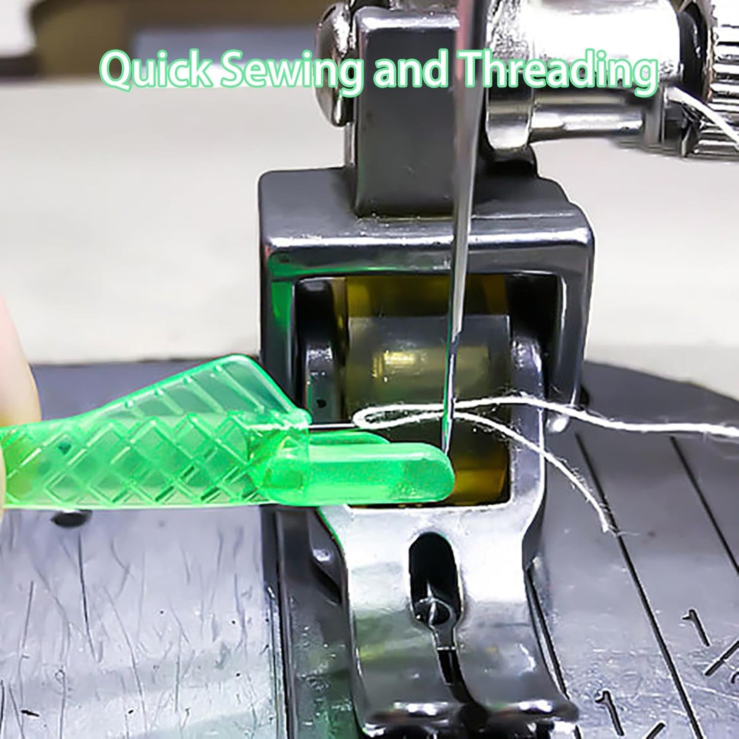 Fish Mouth Sewing Machine Needle Threader - 2025 New Automatic Tool, Quick & Easy Loop Threader for Enhanced Sewing Efficiency & Precision (50)