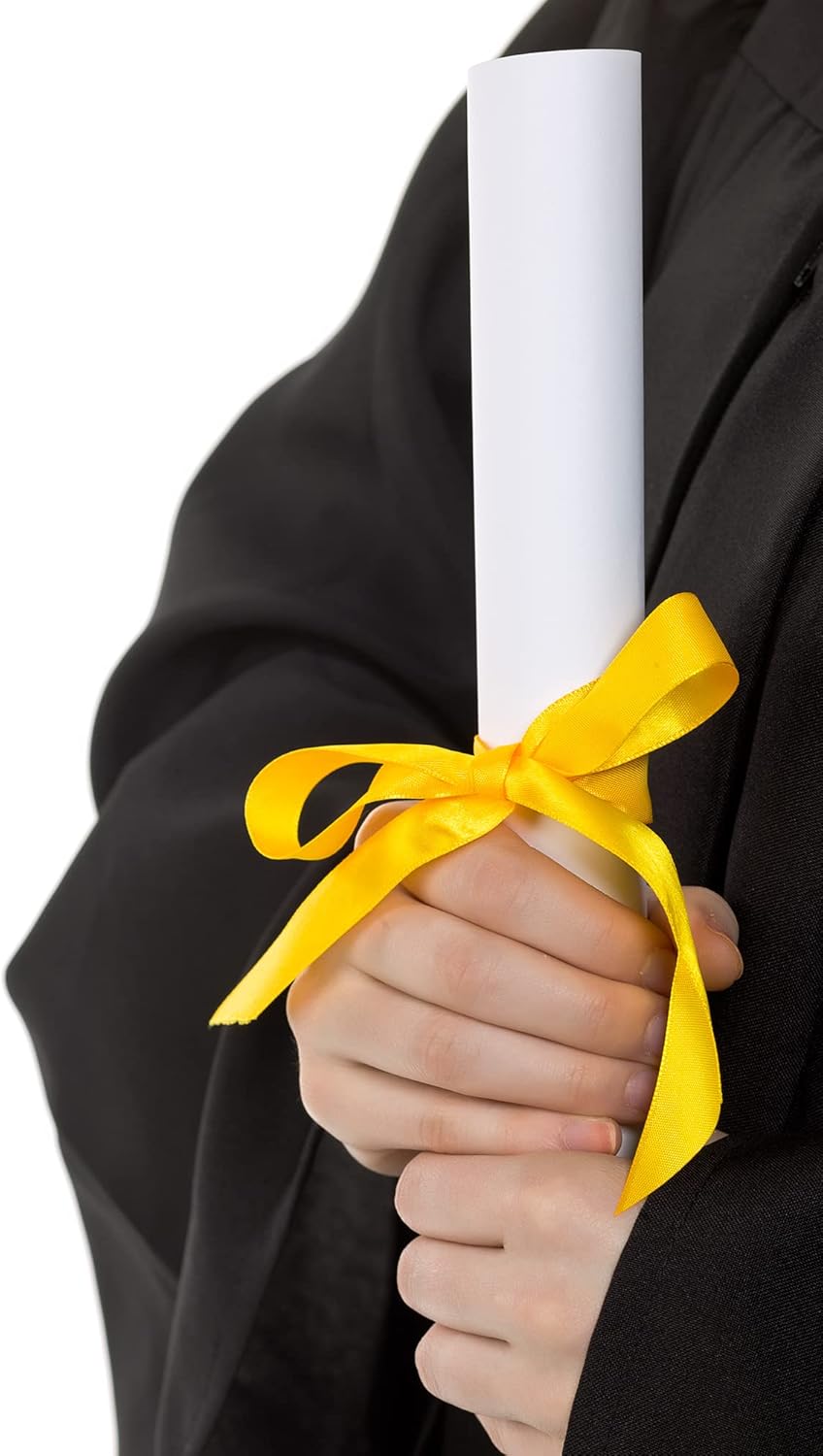 LIUYAXI Yellow Double Faced Satin Ribbon, 1" X Continuous 25 Yards, Ribbons Perfect for Gift Wrapping Wedding Bouquet Decor DIY Craft Bow Making & Other Projects