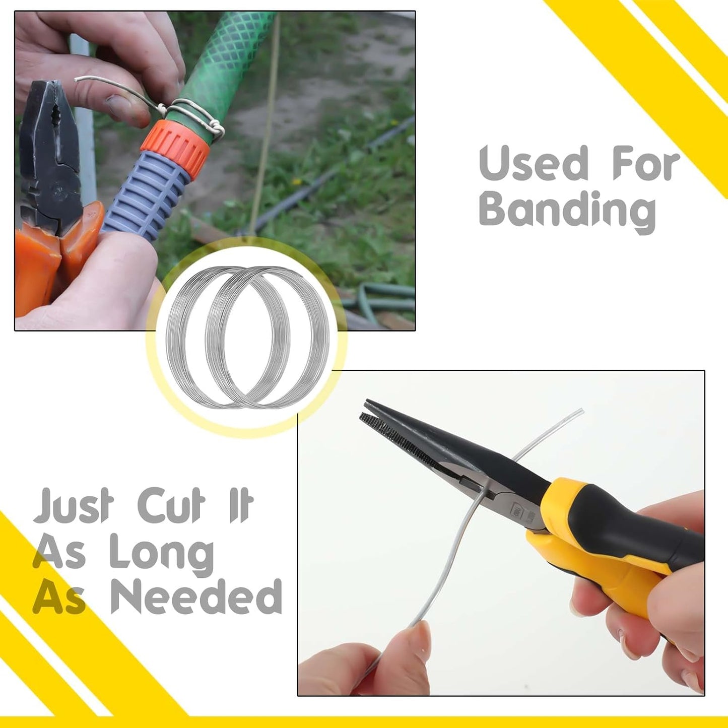 Zonon 100 ft 1/8 Inch Aluminum Armature Wire Metal Armature Bendable Aluminum Wire for Sculpting Dolls Floral Jewelry Making Weaving DIY Crafts, Silver