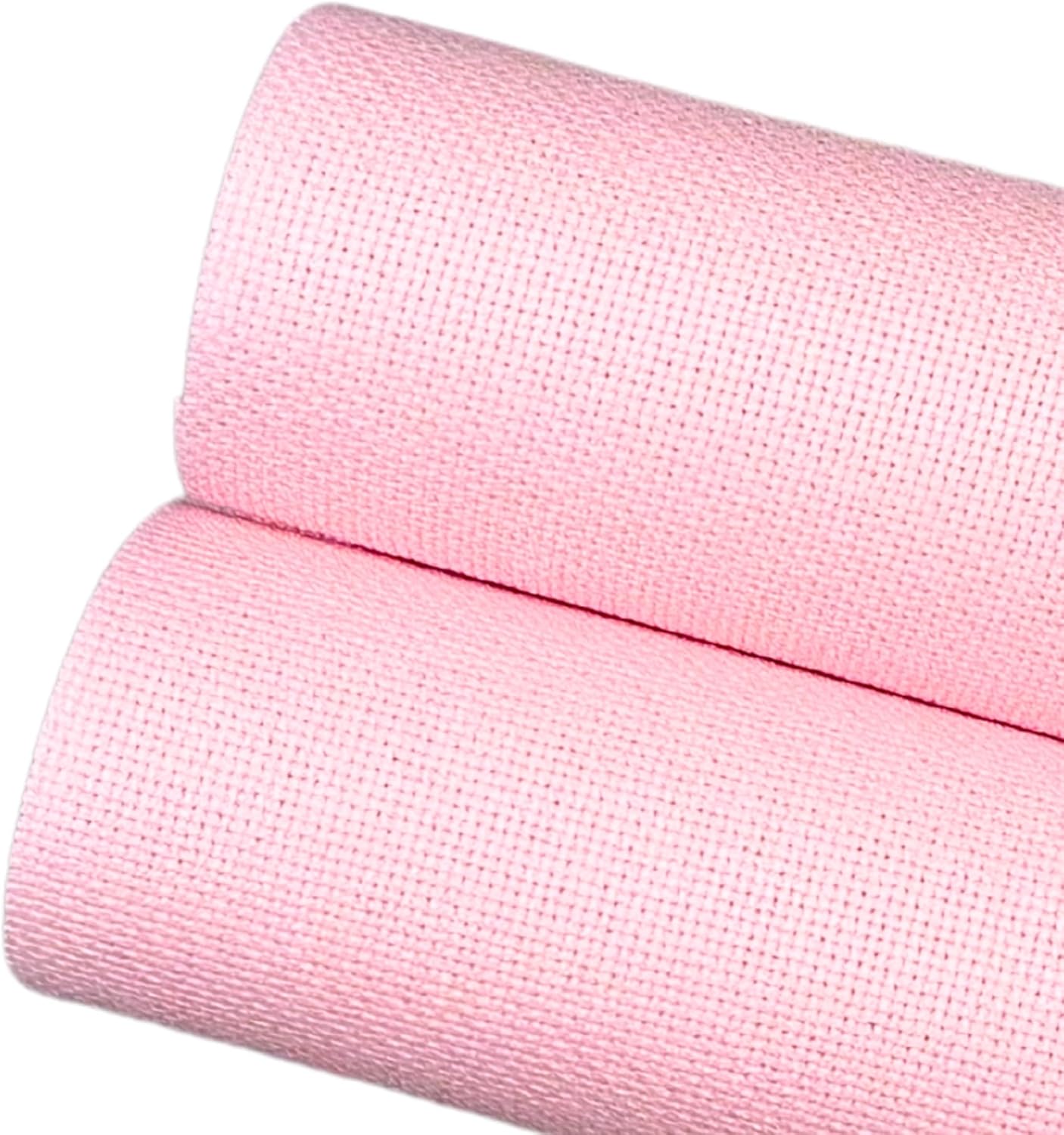 2 Sheets of Pink 14 Count Aida Cloth – 21 x 21 Inch Pre-Cut Fabric Squares – Cross Stitch Fabric – 100% Cotton – Ideal for Needlework & Embroidery – The Knotty Unicorn
