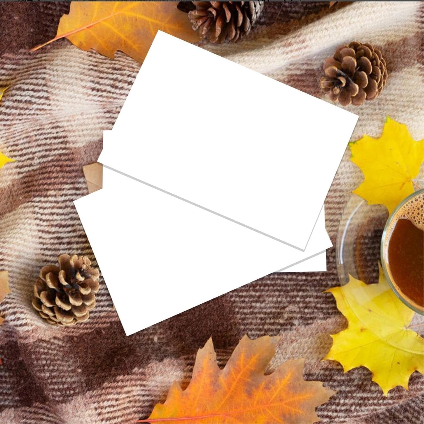 100 Pack 4''x6'' White Blank Cardstock Paper - Card Stock for Printer Postcards, Photo Paper Invitations, Greeting, Note, Thank You, Index Cards - Plain for Writing,Stamping,Printing,Art,DIY Making