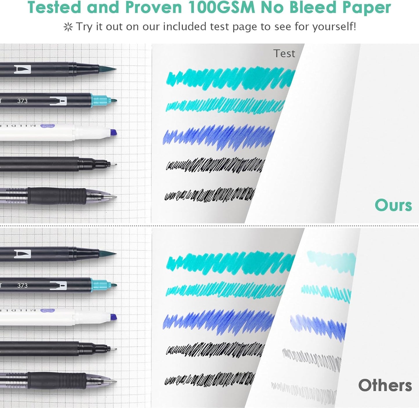 5 Pack Graph Paper Notebook, 312 Numbered Pages Graph Notebook Bulk, 100gsm No Bleed Grid Paper Notebooks for Work, Hardcover Leather Journal, Squared Grid Notebook for Graphing Notes Math, Multicolor