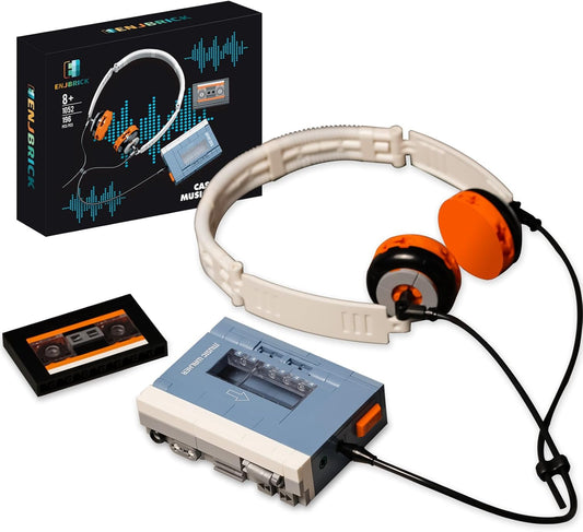 Creator Music Player Building Set Compatible with Lego for Adults,Christmas Toys for Boys and Girls 8-14 Years,Retro Model Building Kit