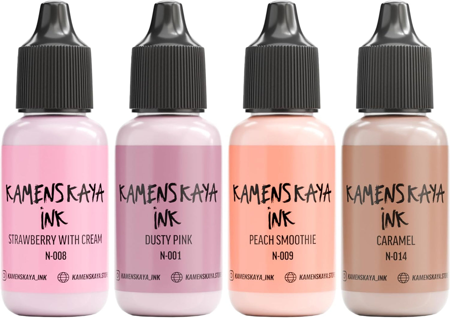 Alcohol Ink Set - 34 Color Variations - Set #20-4 Alcohol Inks x 0.51 fl oz (15 ml)