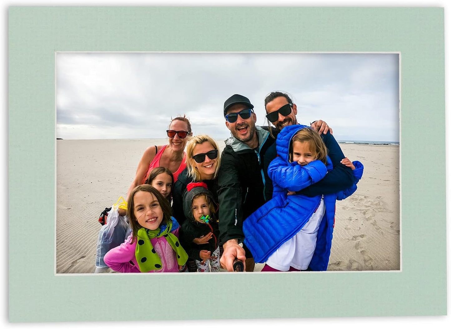 11x14 Mat for 8.5x11 Photo - Precut Honeydew Green Picture Matboard for Frames 11 x 14 Inches - Bevel Cut to Display Art 8.5 x 11 Inches - Acid Free Pack of 100 MATS with Backing Boards & Clear Bags