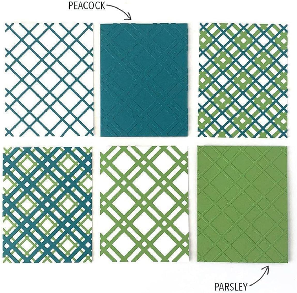 Cutting Dies Metal Stencils Scrapbooking Tools Flowers Lace Frame DIY Embossing Template for Paper Card Making Album Arts Crafts Supplies (Stripes Layer-14.3x11.1cm)