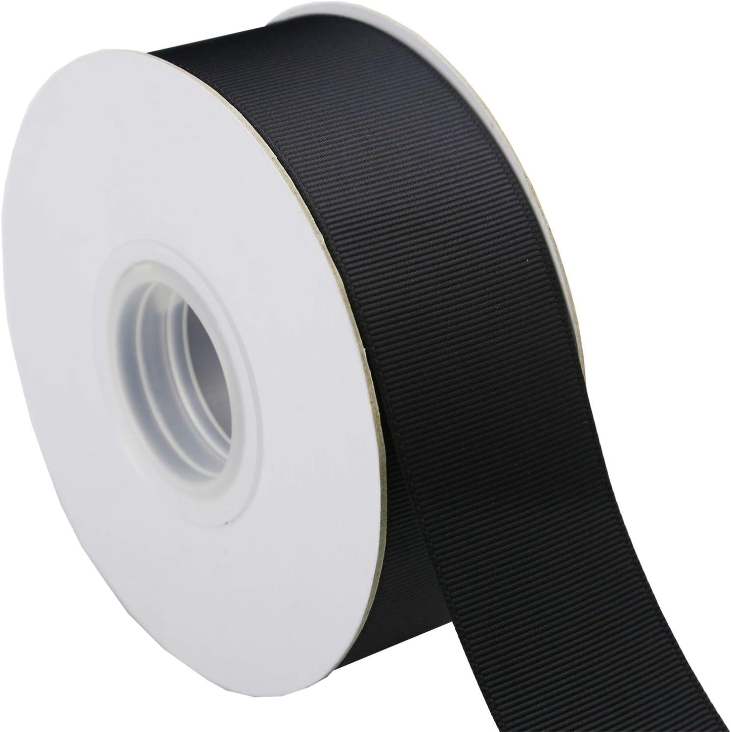 ITIsparkle 11/2" Inch Grosgrain Ribbon 25 Yards-Roll Set for Gift Wrapping Cake Decoration Party Favor Hair Braids Hair Bow Baby Shower Decoration Floral Arrangement Craft Supplies, Black Ribbon