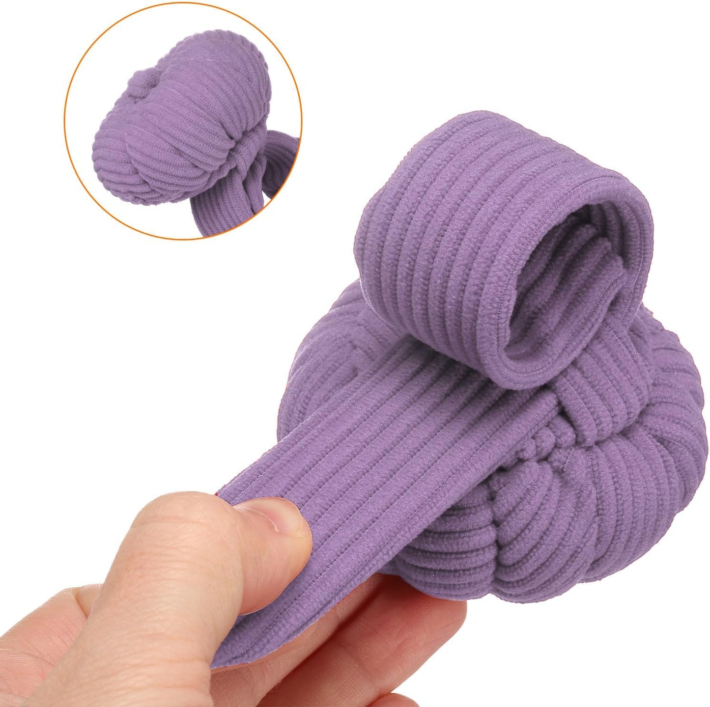 HARFINGTON Wrist Pin Cushions, Sewing Needle Pin Cushion Adjustable Strap with Elastic Strap Finger Ring Pincushions Fit All Wrist Sizes for Sewing Quilting Needlework DIY Crafts, Purple/Pink