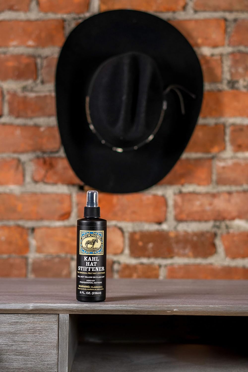 Bickmore Kahl Hat Stiffener - Great for Fabric & Felt Hat Brims - Will Not Affect Tone, Texture, or Color