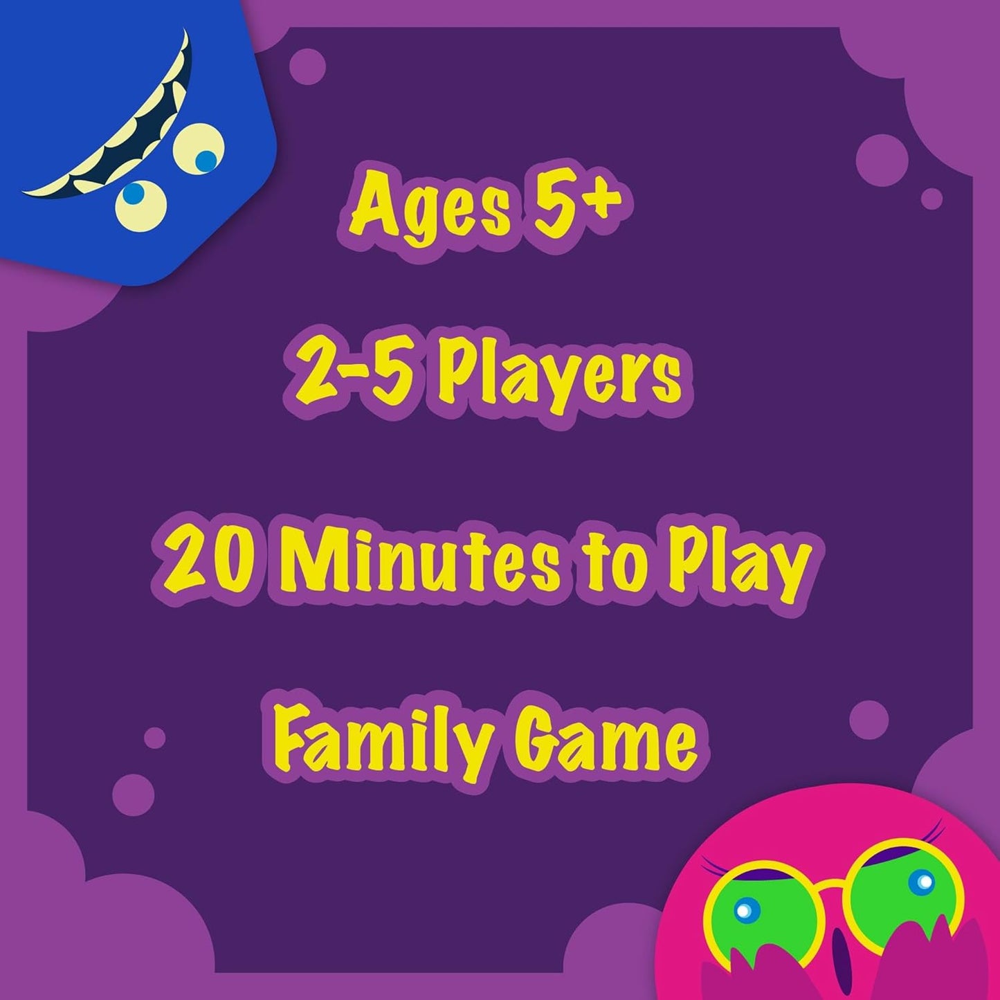 Halloween Card Game - Sleeping Monsters, Sneakiest Strategy & Suspense Game for Kids, Teens & Adults, Fun for Family Game Night, Educational for Ages 5 & Up, 2-5 Players