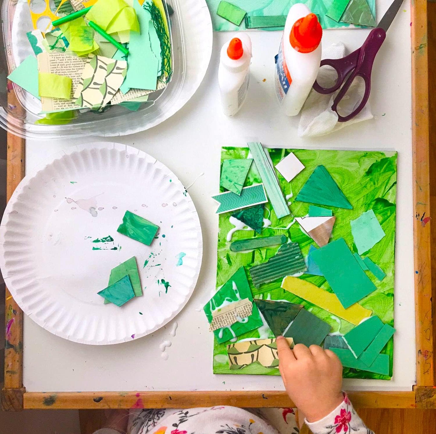 Green Colored Cardstock Thick Paper 50 Sheets, 8.5" x 11" Heavyweight 92lb Cover Card Stock for Crafts and DIY Cards Making