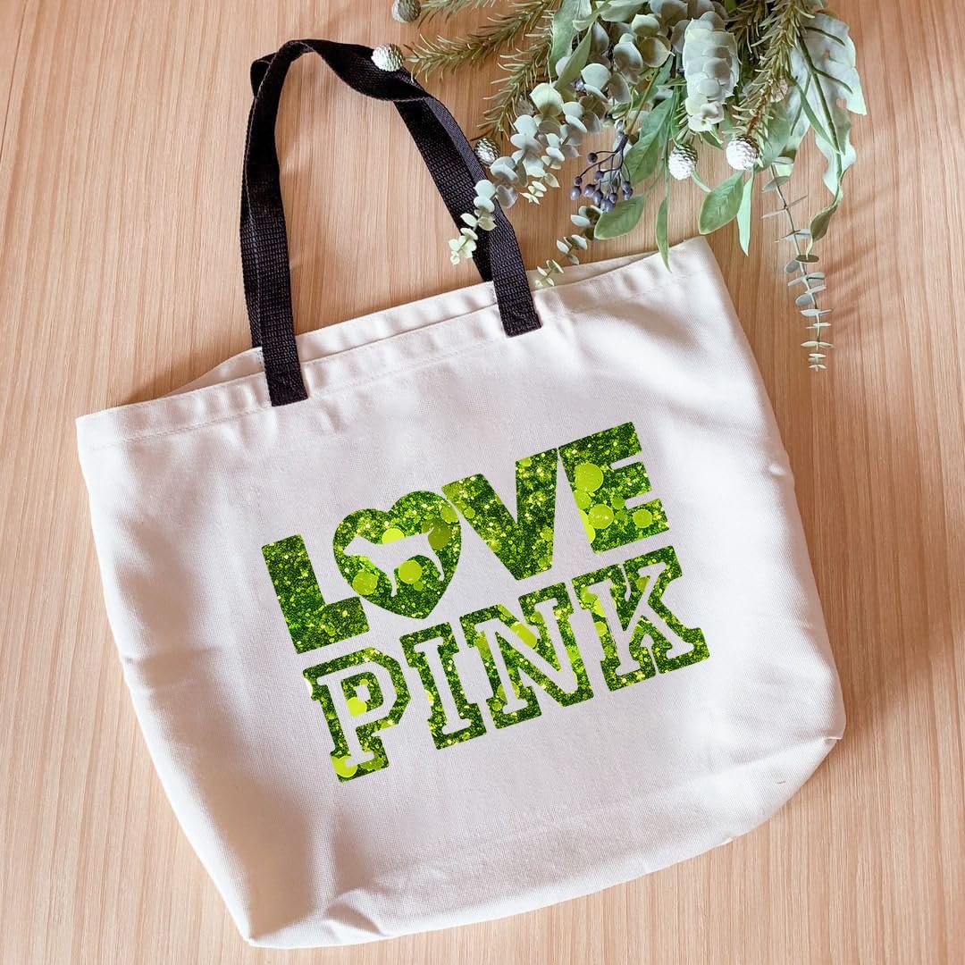 Green Glitter Sublimation Transfer Sheets for Heat Press Machine,12x12 Inch Sublimation Transfer Paper for Heat Press Machine, 8 Sheets