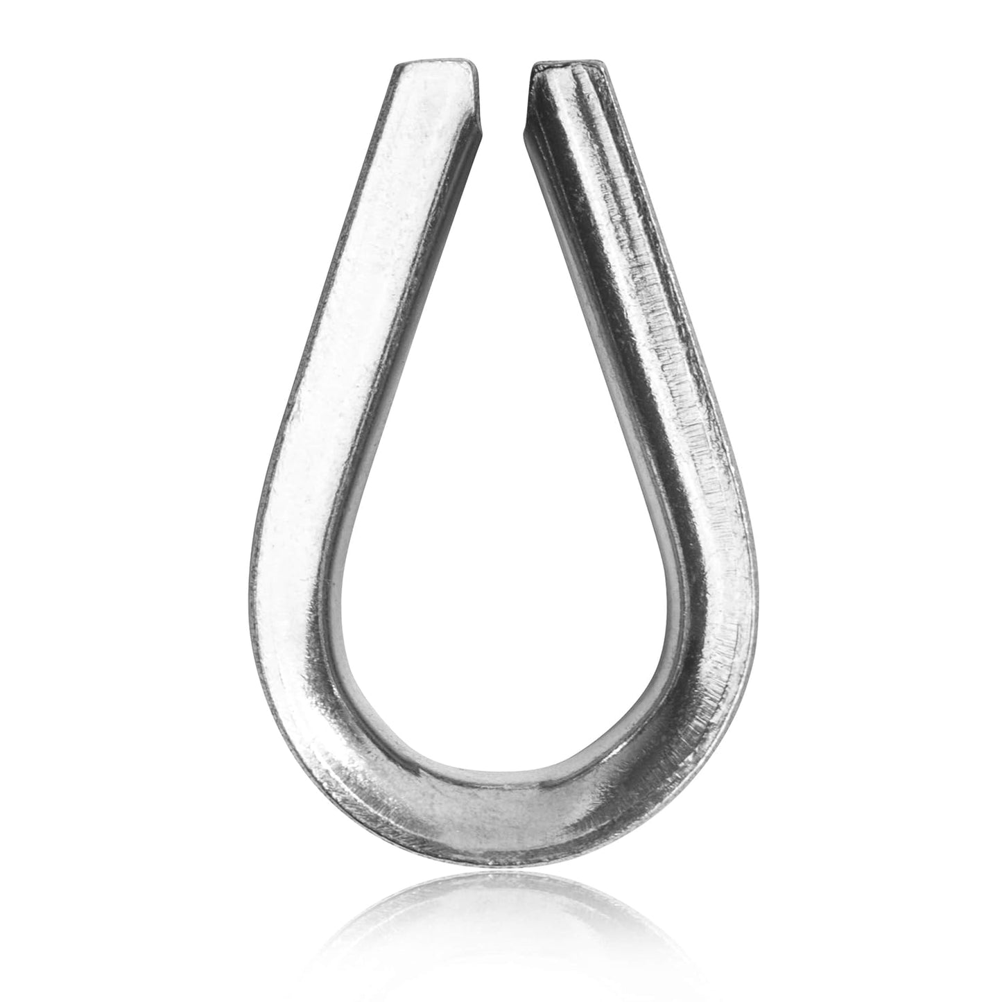 Heavy Duty Stainless Steel Thimbles for 1/16” and 3/32” Cables, T316 Marine Grade – Lot of 100