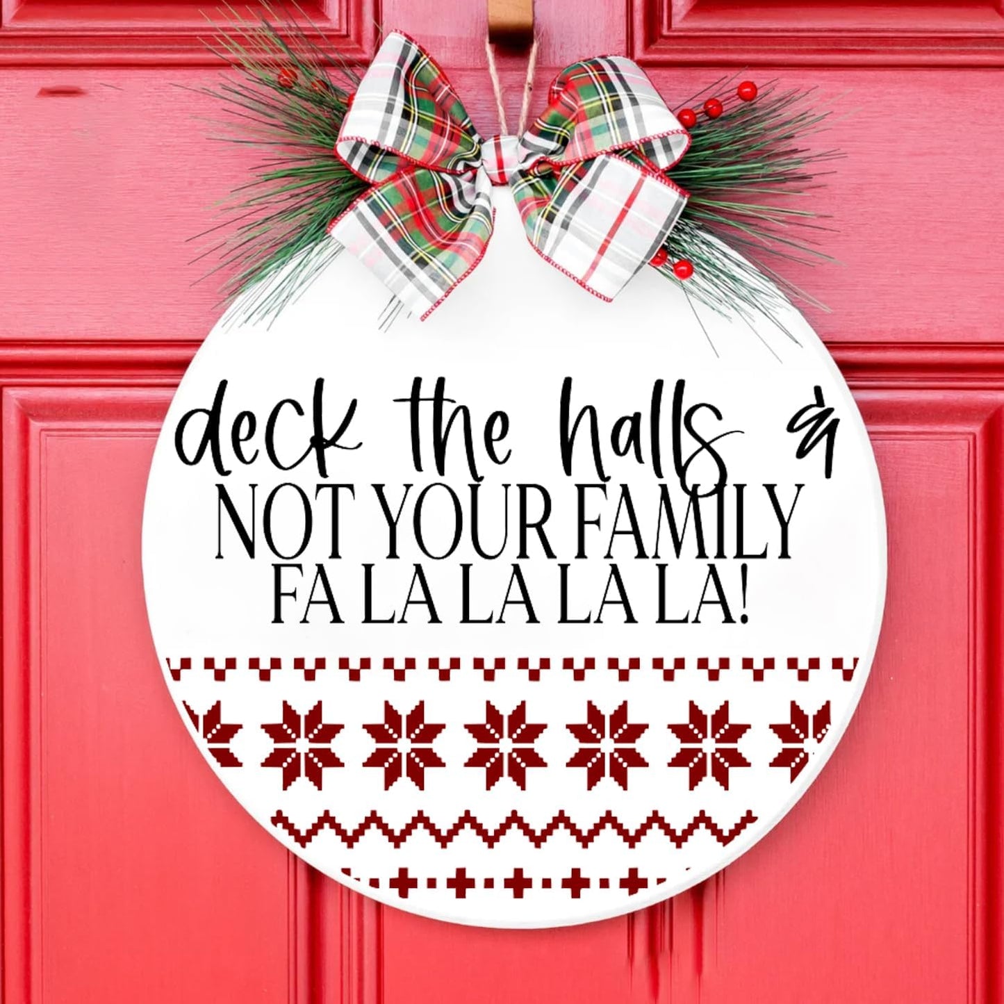 Christmas Stencils for Painting on Wood 12” Christmas Stencils for Crafts Reusable Holiday Doormat Stencil for Porch Hanger Fabrics Decor