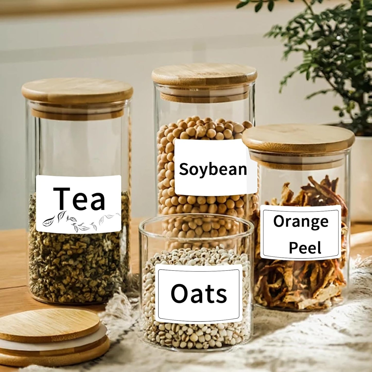 3"x2" Direct Thermal Label Stickers,Self-Adhesive Square Thermal Labels (350pcs Per Roll,2 Rolls)