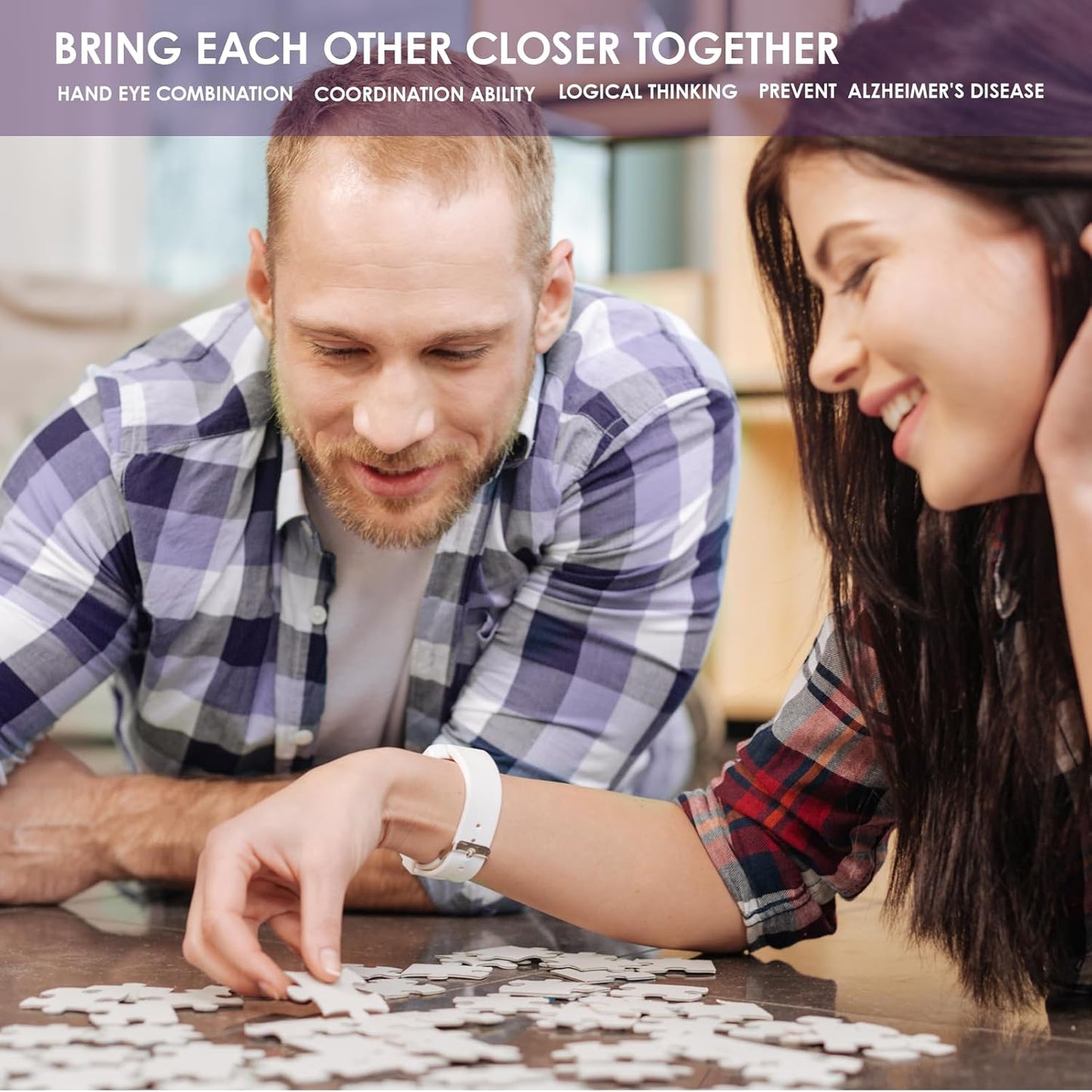 MOMIBOOK Puzzles for Adults 1000 Pieces Jigsaw Puzzles of Fireworks are Gorgeous, Luminous Painting Image Difficult Challenging Hard Impossible Puzzle Unique Funny Party Christmas Birthday Gifts