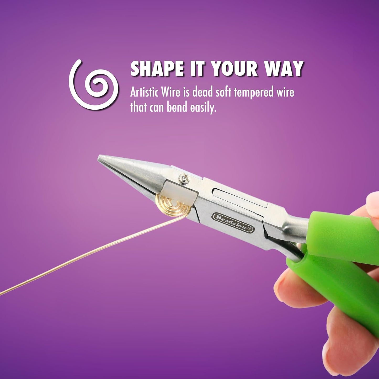 Artistic Wire, 26 Gauge Tarnish Resistant Colored Copper Craft Wire, Grey, 30 yd