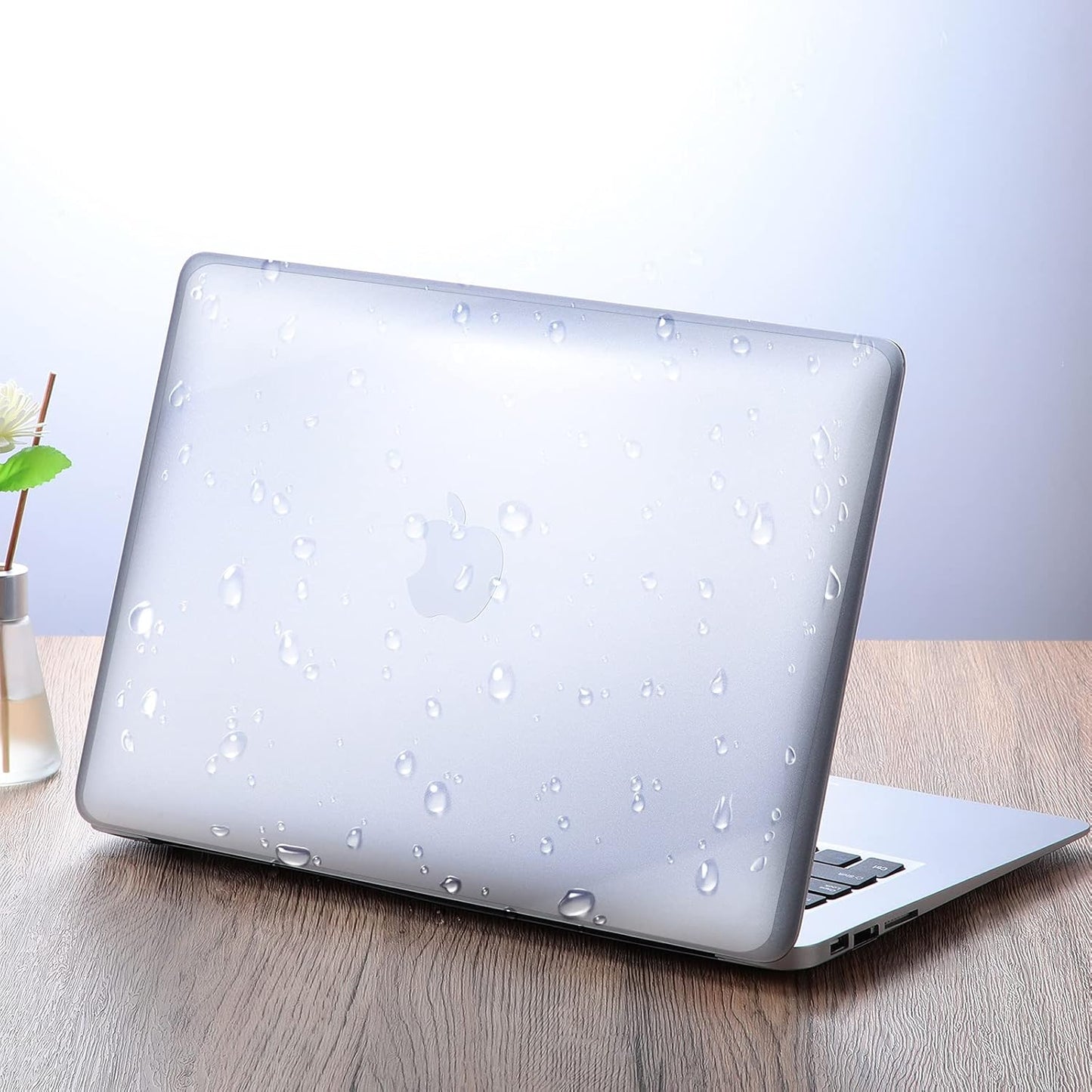 Outus 24 Sheets Holographic Sticker Paper Holographic Laminate Sheets Transparent Overlay Lamination Sticker Self Adhesive Vinyl Film A4 Size, 8.25 x 11.7 Inches (Transparent Patternless)