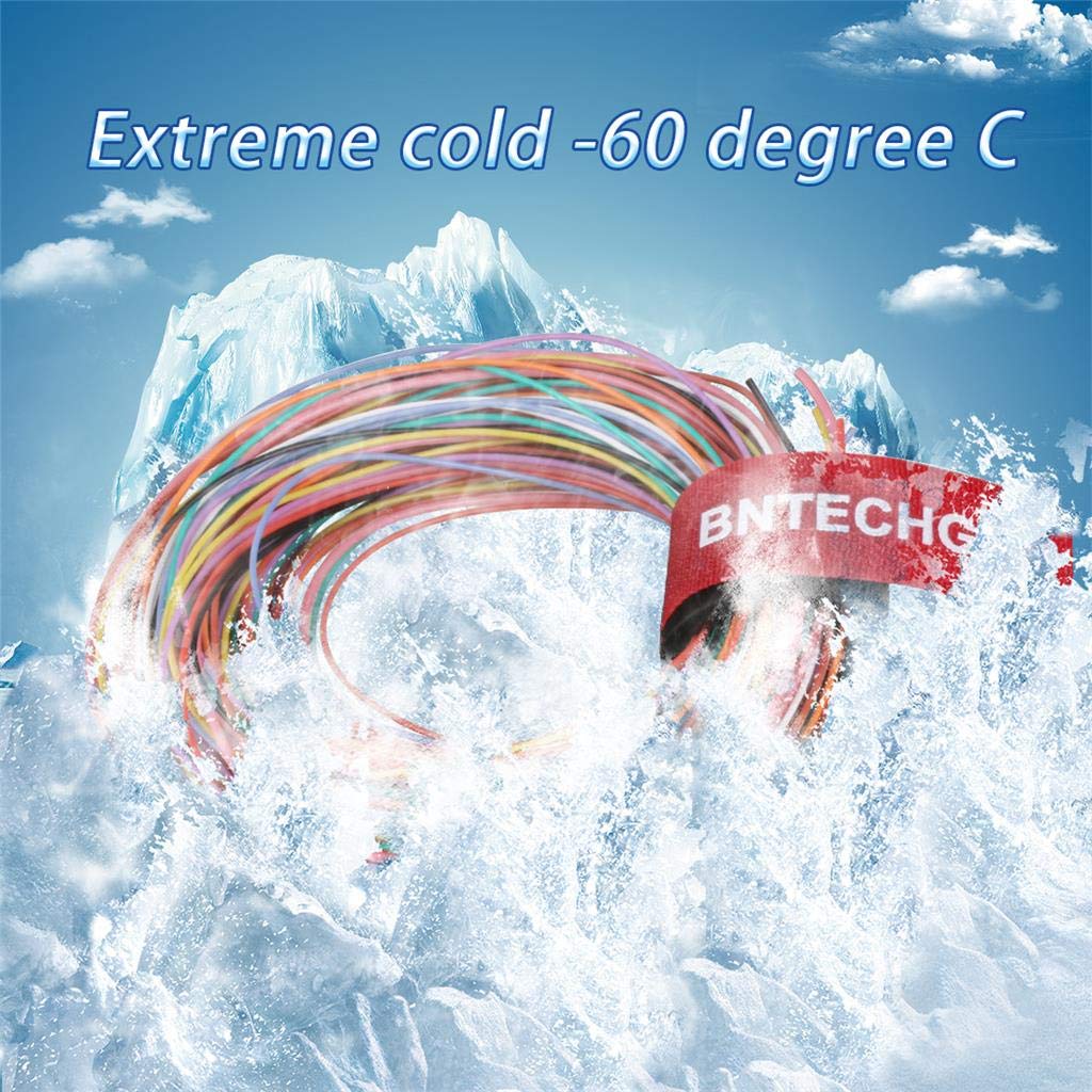 BNTECHGO 30 Gauge Silicone Wire Kit 10 Color Each 10 ft Flexible 30 AWG Stranded Tinned Copper Wire