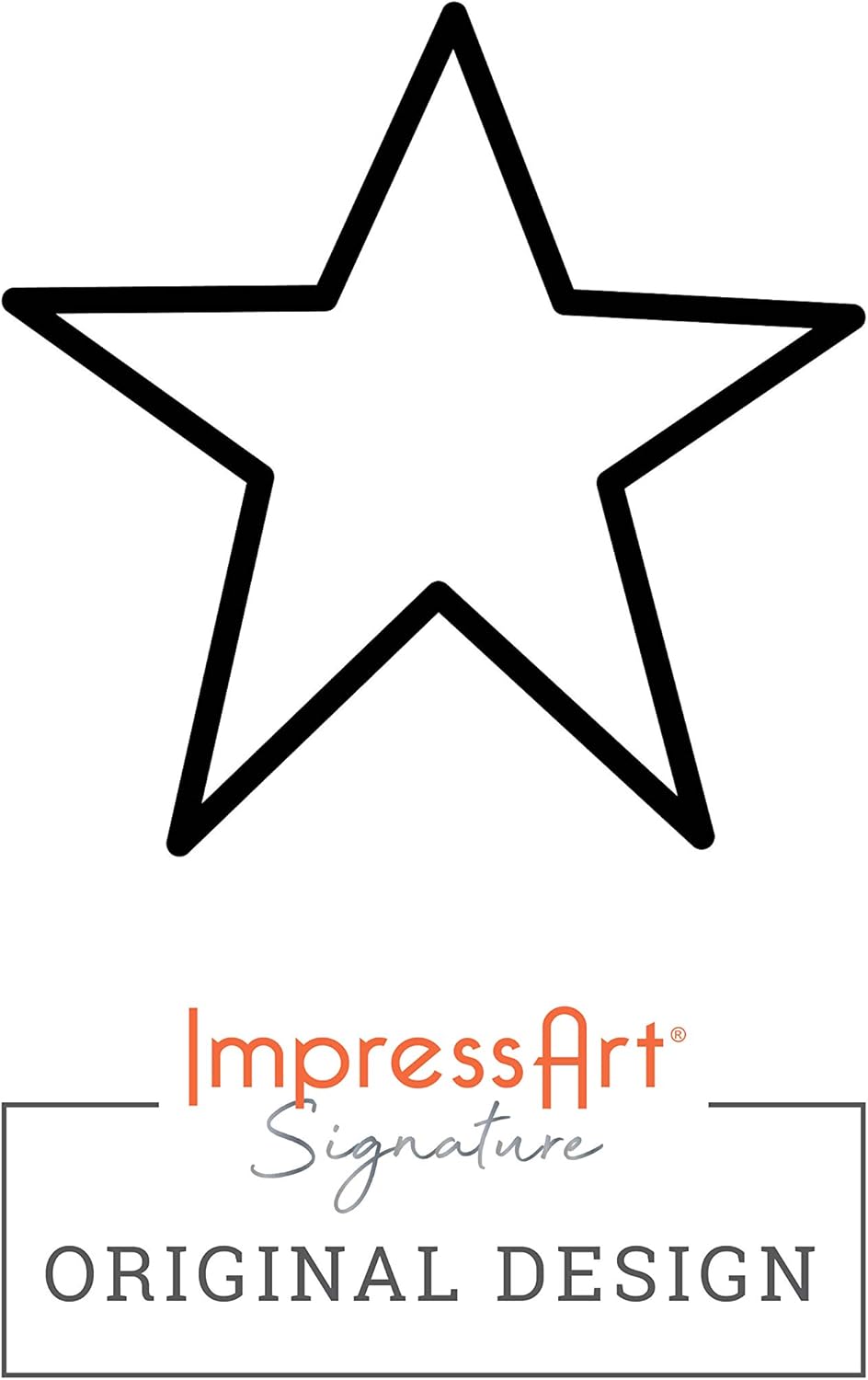 ImpressArt - Star Design Metal Stamp, Jewelry Making for Metalsmiths Tools, DIY Arts & Crafts Lovers (2.5mm)