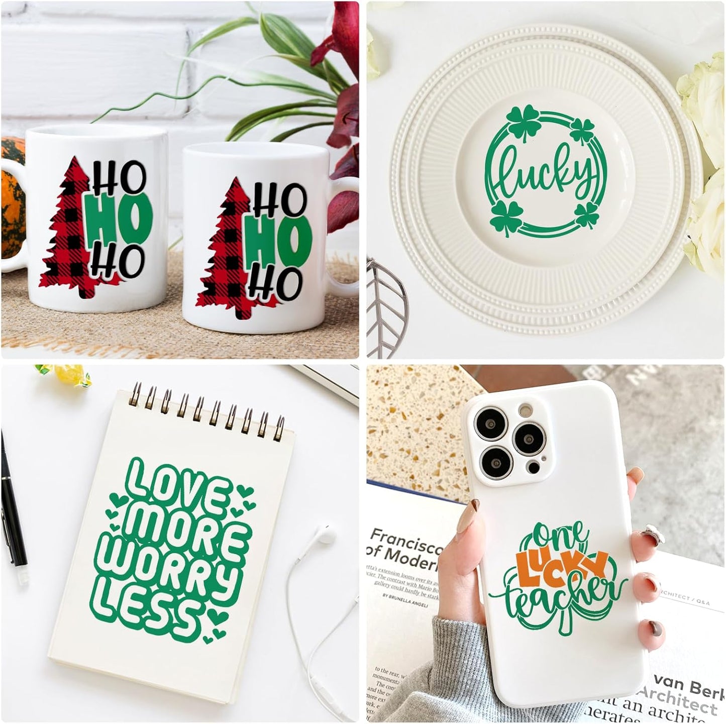 TECKWRAP Permanent Adhesive Vinyl 12" x 10ft, Matte Kelly Green