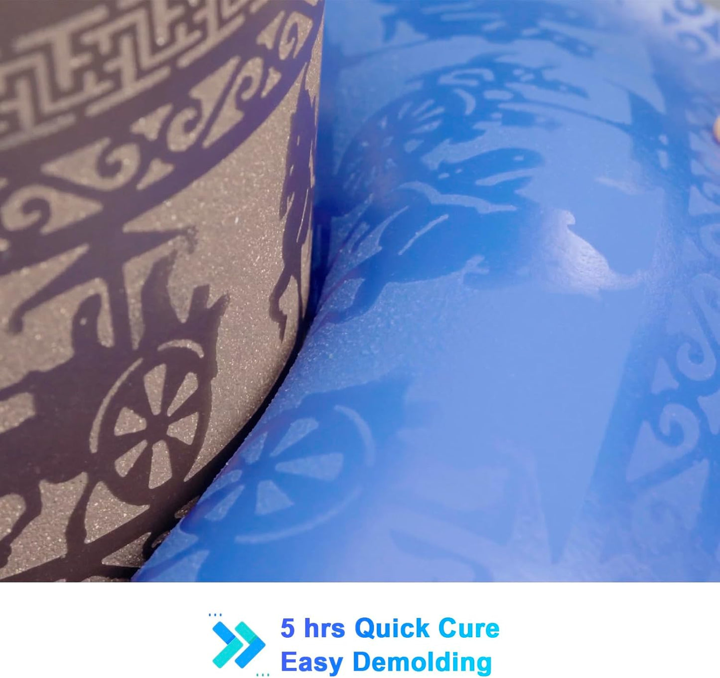 BBDINO Silicone Mold Making Kit, Liquid Silicone for Molds Making 30A Clear, High Strength Silicon Rubber 38.8 Oz, 1:1 by Volume Ideal for Mold Casting of Resin/Jewelry/Candle/Concrete/Plaster