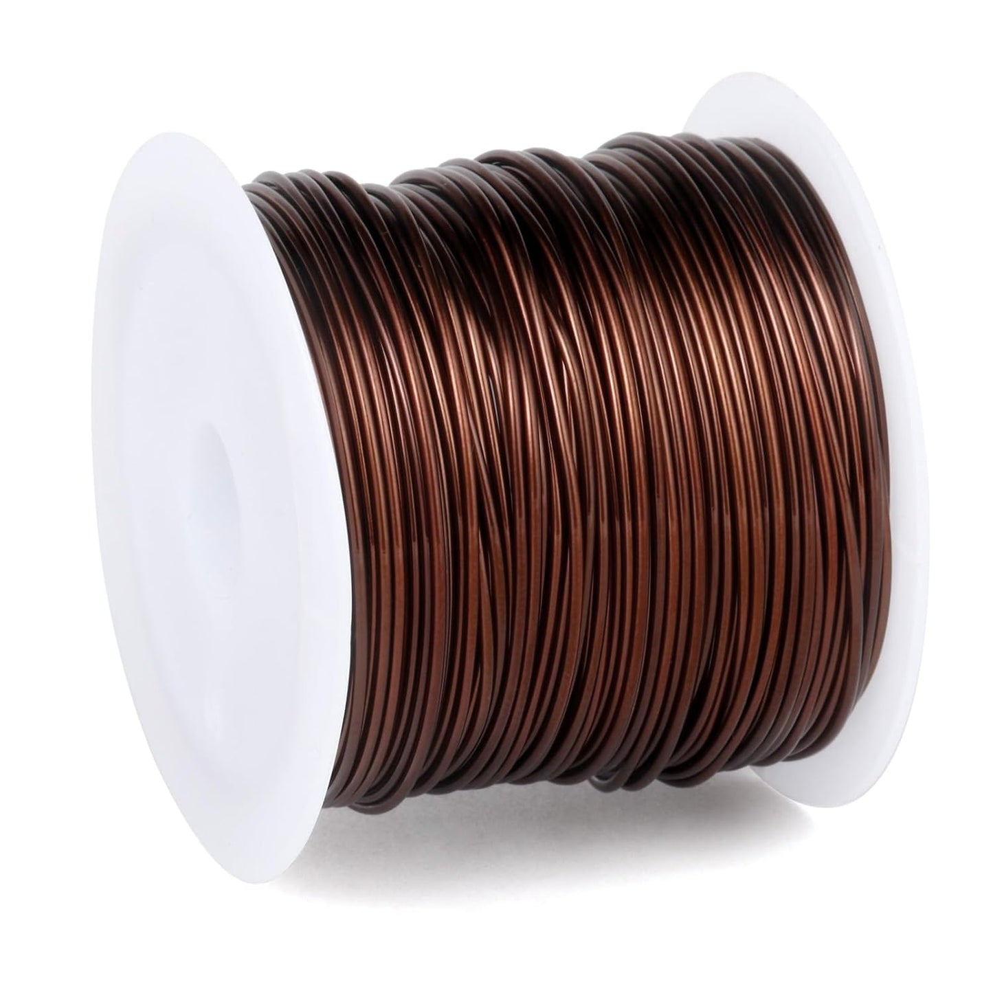 82FT Jewelry Wire 20 Gauge Tarnish-Resistant Copper Beading Wires Roll Bulk for DIY Crafts Jewelry Making, Red Brown
