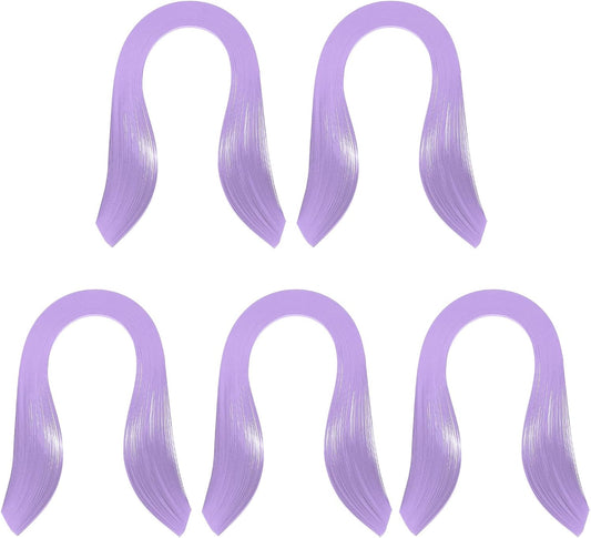 PATIKIL Quilling Strips Paper 600pcs 5mm 39cm Origami Paper Quilling Kits for Art DIY Hand Craft Christmas, Light Purple