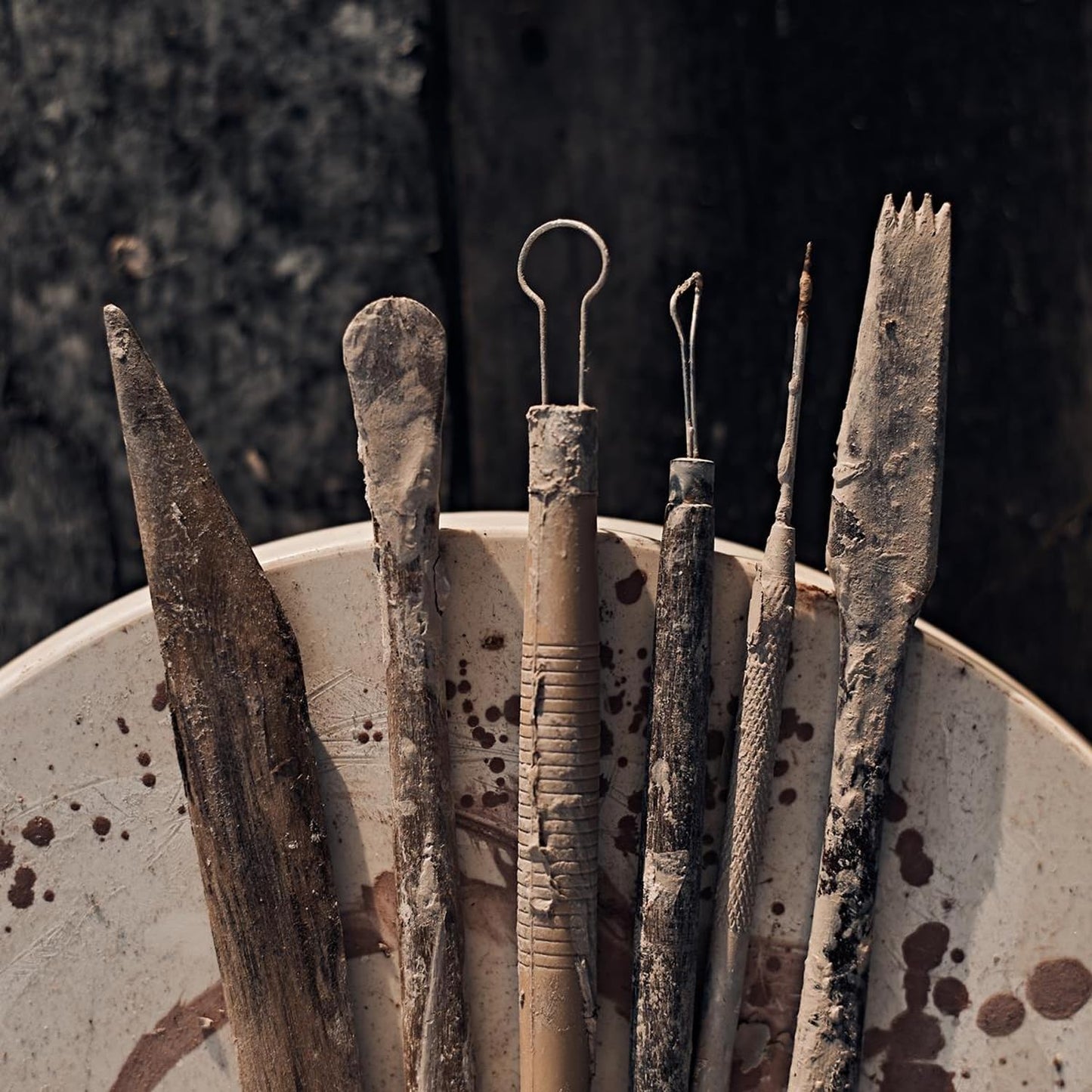 Art Advantage Wipe Out Tool, Double-Ended, Ceramic Tools, Ceramics Tools, Ceramics Tool Kit, Clay Paint Remover, Ceramic Tools for Pottery, Wipe Out Tools