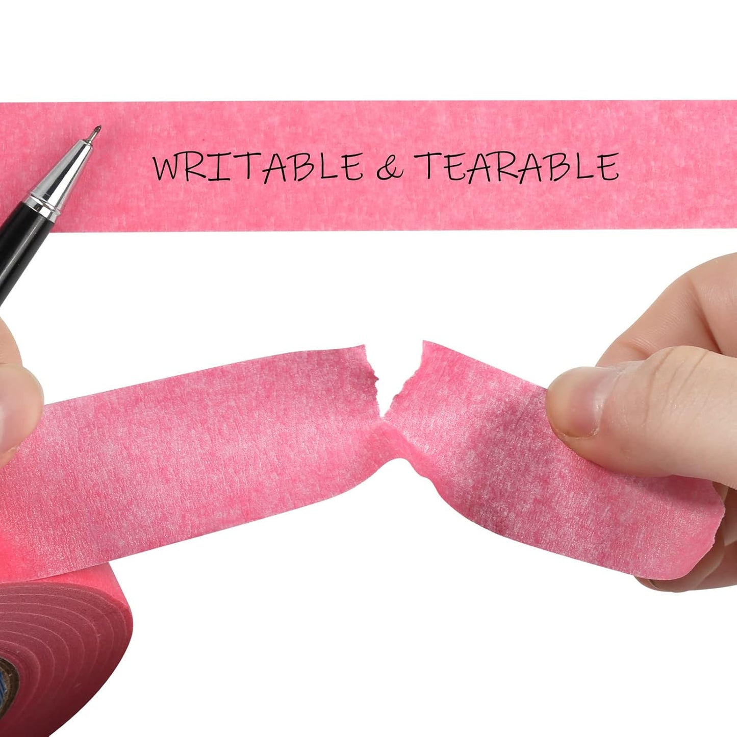 Pink Painter's Tape,1" x 60 Yards - 14 Day Easy Removal Decorative Masking Tape for Painting,Labeling,DIY Crafting,Decoration and School Projects